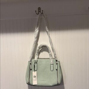 Calvin Klein Mint Green Satchel Bag